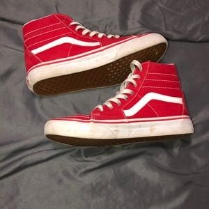 Red High Top Vans